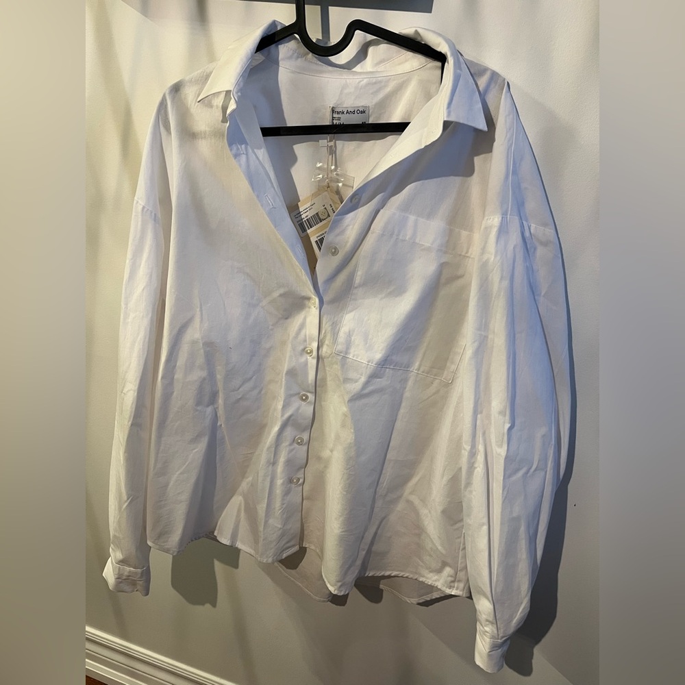 Frank & Oak White Women's Blouse